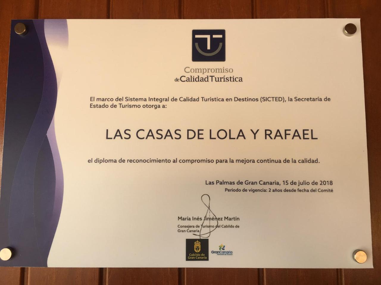 Casas Lola y Rafael B Guest House Moya  Exterior foto